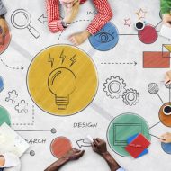 Light Bulb Ideas Creative Diagram Concept Light Bulb Ideas Creative Diagram Concept